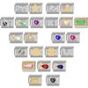 Stone Embellished 9mm Diy Italian Charms Stainless Steel Bracelet