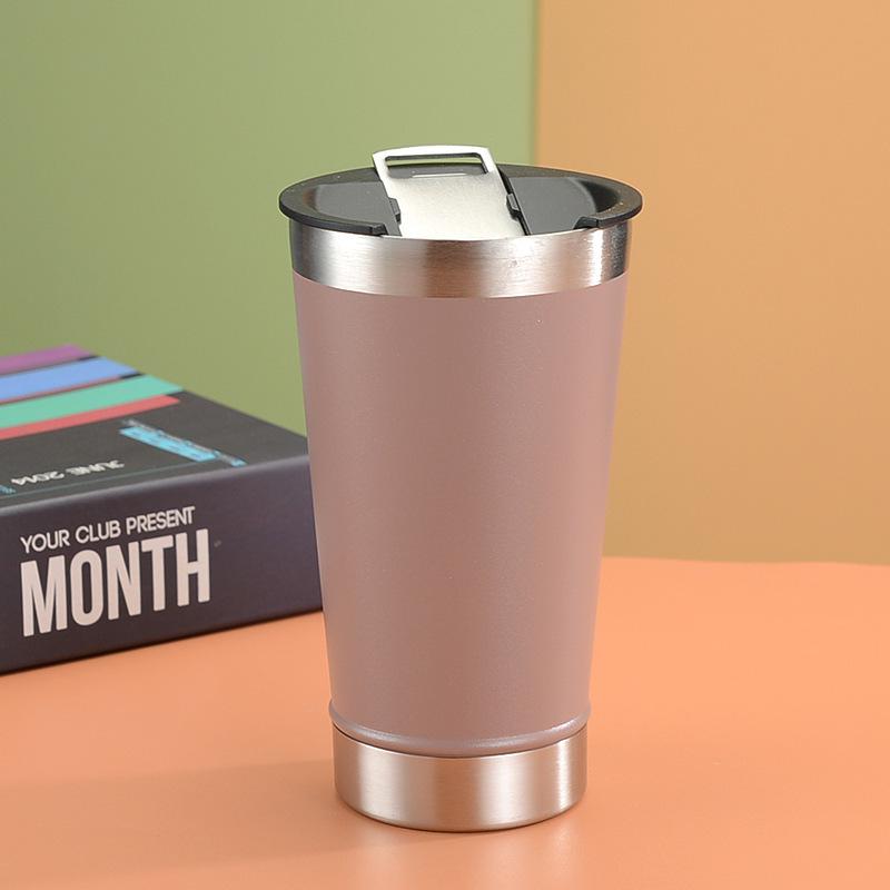 Beer Cup 304 Stainless Steel Vacuum Flask Car Cup Cone Bottle Opener Cup
