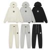 FOESSENTIALS Hoodie Unisex Loose Fit Fleece Sweatshirt Streetwear Winter