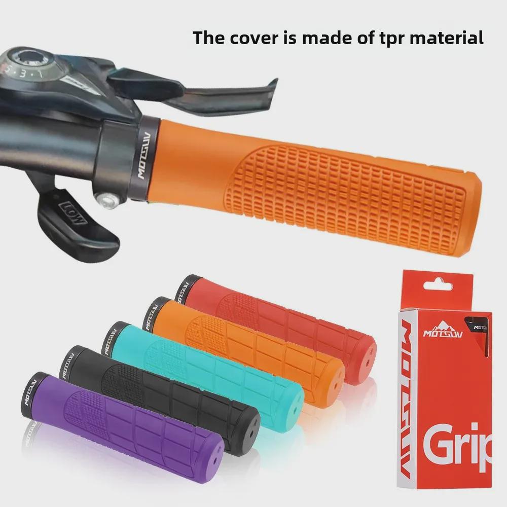 Universal Non-Slip Rubber Bike Handlebar Grips: Lightweight and Compatible with Mountain, Fixed Gear, and Folding Bikes