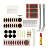 DIY Bike Tire Repair Kit Vulcanizing Patches Tire Patch Repair Tool  Road Mountain Bicycle