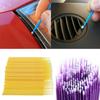 100pcs Car Maintenance Tool Brushes Disposable Paint Touch-up Micro Brush Tip Car Detailing Brush Small Tip Accessories 1.2mm