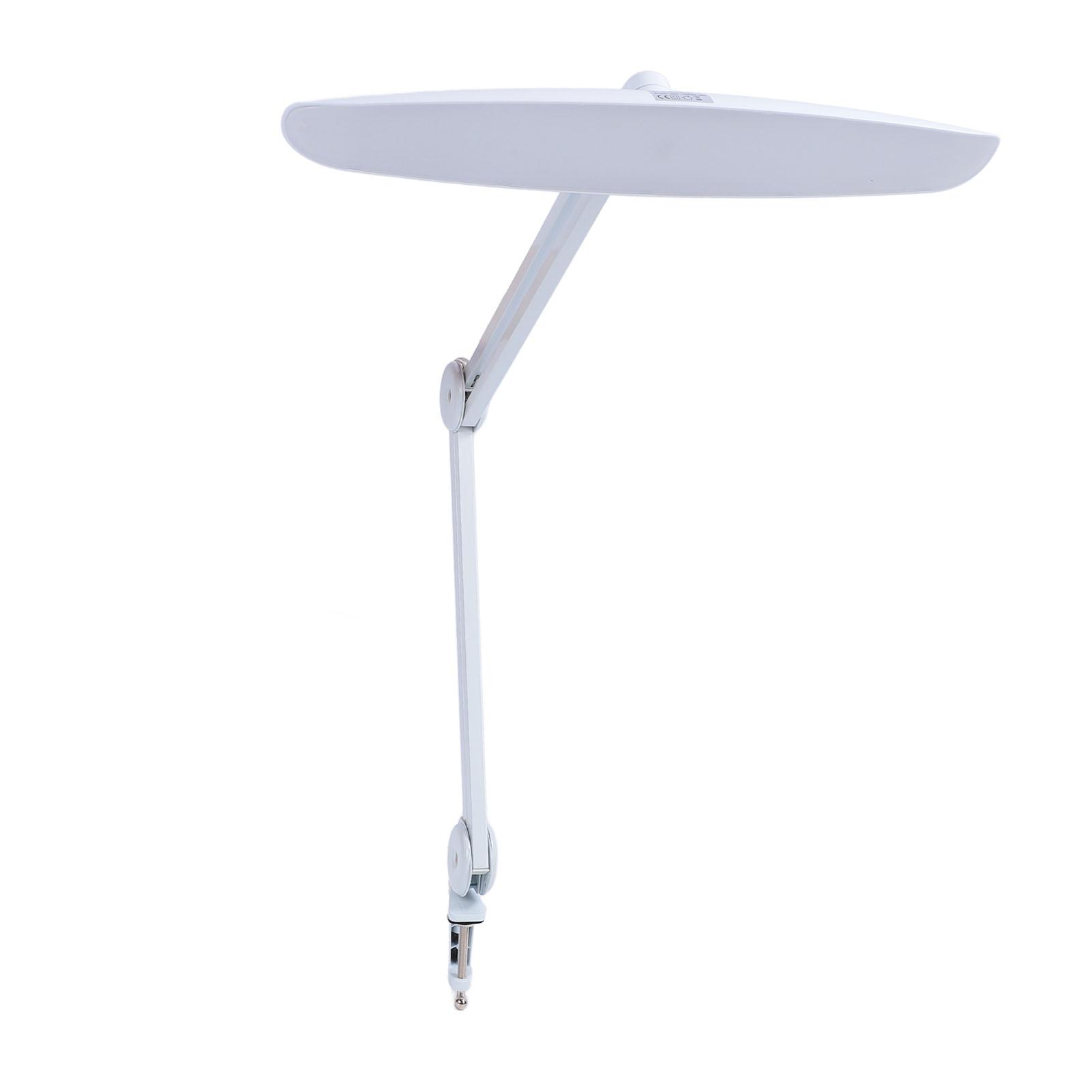 

Светодиодная настольная лампа с зажимом 24 Вт, суперяркая, 117 шт. SMD-светодиодов, 4 уровня яркости, регулируемая яркость, уход за глазами EU Plug