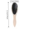 Wooden Handle Anti Static Steel Comb Detangling Hair Extensions Wig Brush  Household
