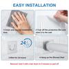 15 Pieces Shower Curtain Rod Hook Set Includes Large Small Size Strong Holds Without Damaging Wall Easy Mounted