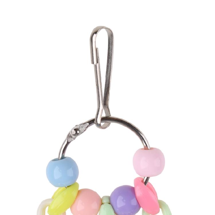 Bird Toys Colorful Bell Toy for Cockatiel Lovebird Parrot Small Birds Cage