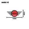 ABS Car Front Hood Emblem Rear Trunk Badge Stickers For Mini Cooper JCW R55 R60 R61 F55 F56 F57 F60 R50 R53 R56 Auto Accessories OO4