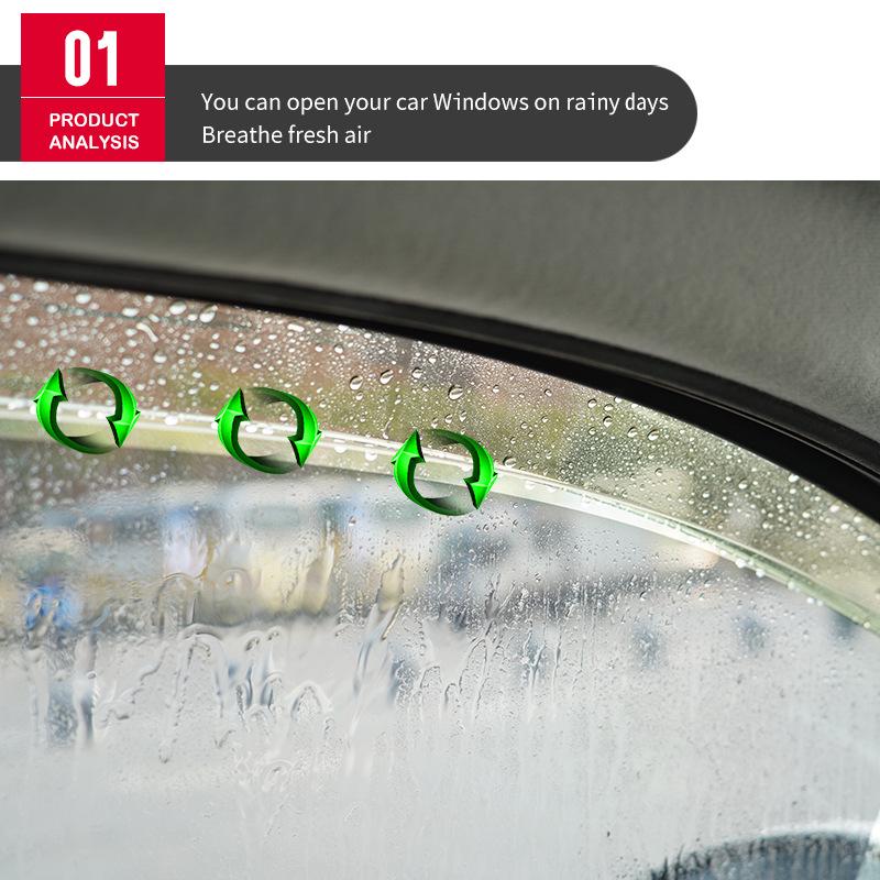 Compatible Rain and Sun Visor for Lexus LX450 LX470 LX570 LX500 Window