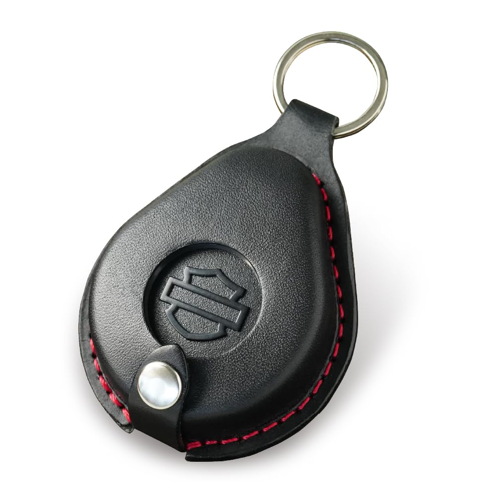 

Smart Key Case for Key Genuine Leather Key Cover for Made in Personalized with [Kecha-ya] Harley-Davidson Fob, Cars, Japan, Stylish, Window, чёрный