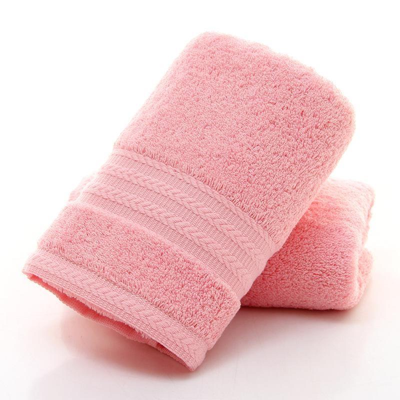 Luxurious Thick Cotton Towel For Babies Highly Absorbent Pure Cotton Long Staple Fabric In Various Colors