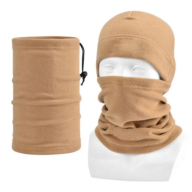Outdoor Hat and Scarf Combo Men Cashmere Warm Hat Ladies Scarf Caps and Scarves Set