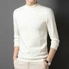 Spring and Autumn Men's Semi-turtleneck Sweater High-end Casual Versatile Business Men's Bottom Shirt