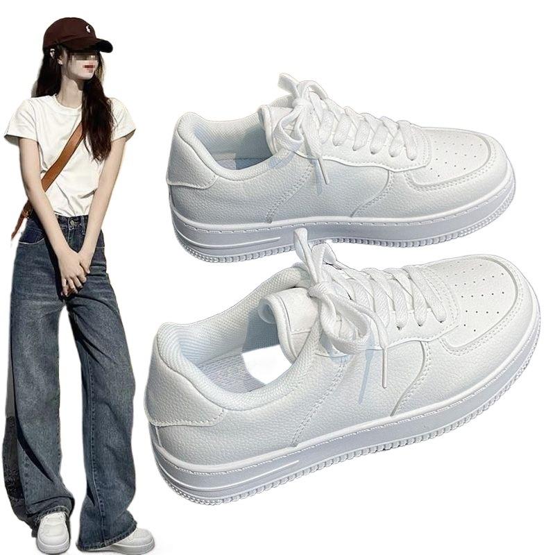 Little White Shoes Women's Autumn 2025 New Light and Breathable Casual Versatile Sports Shoes Student Soft Baseplate Shoes