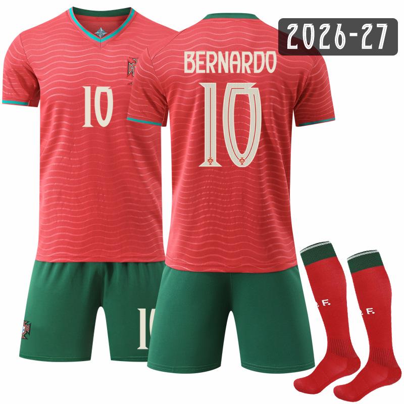 2627 Nein. 10 Bernardo Portugal Heimtrikot