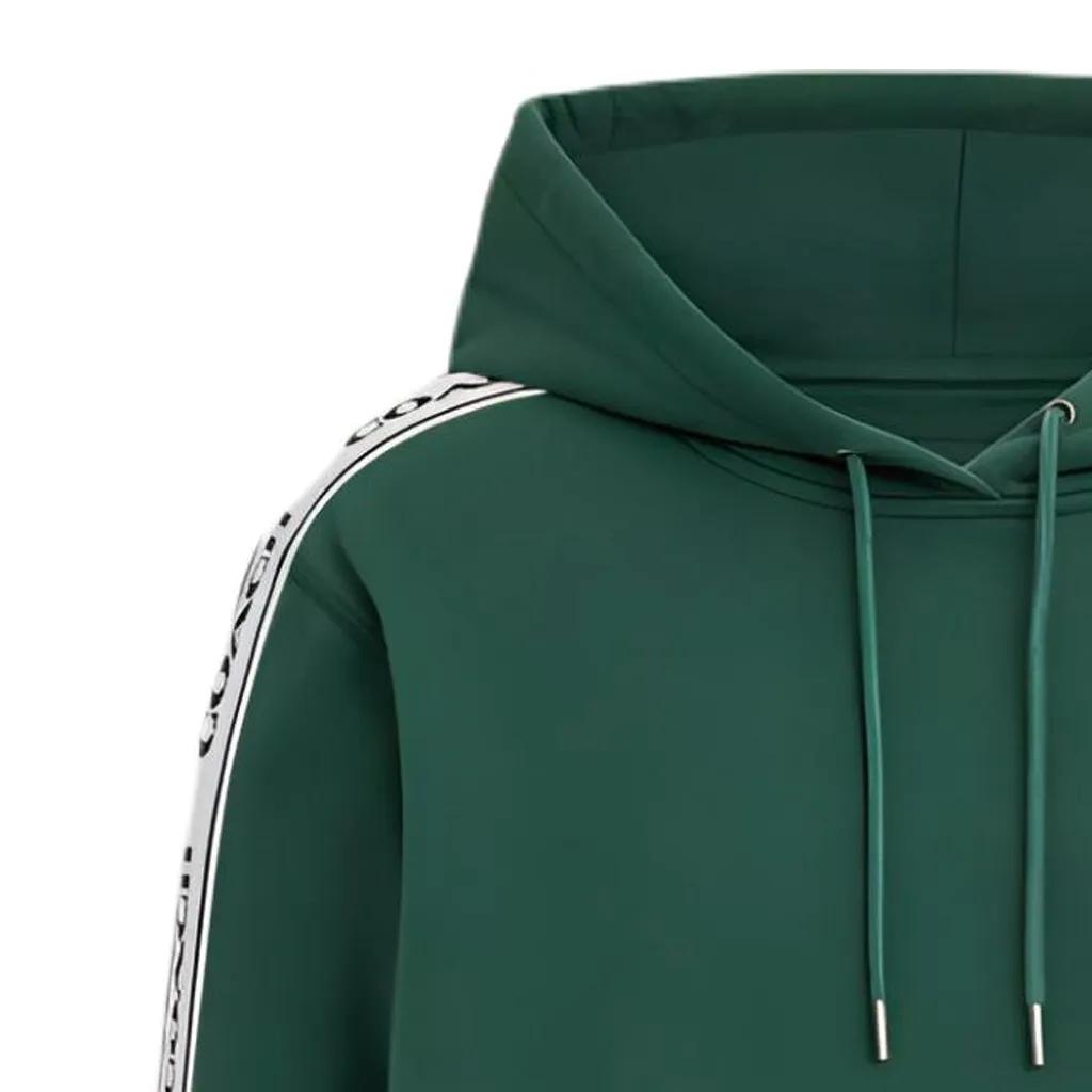 COACH Sweatshirts Women's Green Hooded Moderate Straight Fit (Unisex) Sweatshirts C8784 AR2