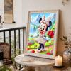 Disney Pearl Painting Minnie Mountain Flower Sea Waterfall Creative Art 5D Pearl Embroidery Cross Stitch Kit Handmade DIY Home and Room Decor Gift