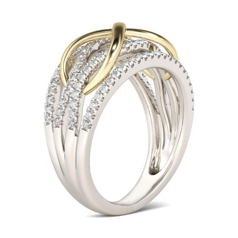 Fashionable Women'S Accessory Rings, Versatile Wedding Engagement Rings, Niche Design Bridal Jewelry