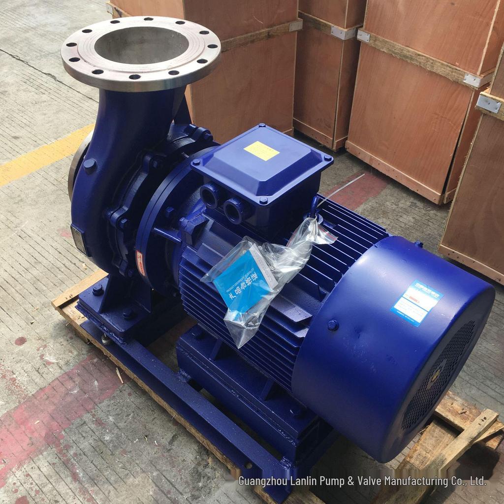 Stainless Steel Centrifugal Booster Pump IHW80-315IB - Horizontal Hot Water Circulation