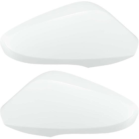

for Hyundai Elantra 2011-2016 Driver Passenger Side Mirror Covers Cap Replacement Rearview Mirror Guard Covers White 1 Pair