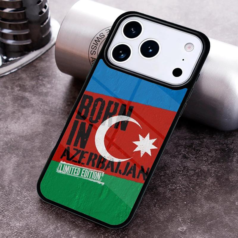 Azerbaijan Flag Phone Case For iPhone 17 16 15 14 13 12 11 Pro Max Plus 17Air Soft Silicone Cover
