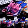 Elegant Crystal Sandals For Women With Heels Peep-toe Design Perfect For Summer