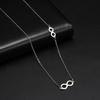 LIKGREAT Multi Layers Bar Coin Pendant Necklace Moon Star Cross Neckchain for Women Stainless Steel Chain Choker Jewelry NotFade