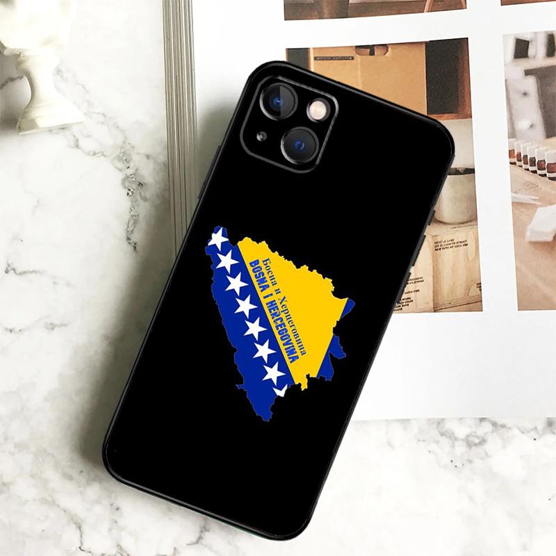 Bosnia and Herzegovina Passport Phone Case For iPhone 17 16 15 14 13 11 12 Pro Max Plus 12 13 Mini 16e 17 Air Cover Coque