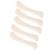 5Pcs Leather Craft Folder White Plastic   Hand Made   Trimming Sewing Tool Accessories(  Type )