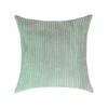 Supersoft Corduroy Cushion Cover Solid Striped Throw Pillow Covers Decorative Pillow Case for Sofa Bed Living Room Decoration
