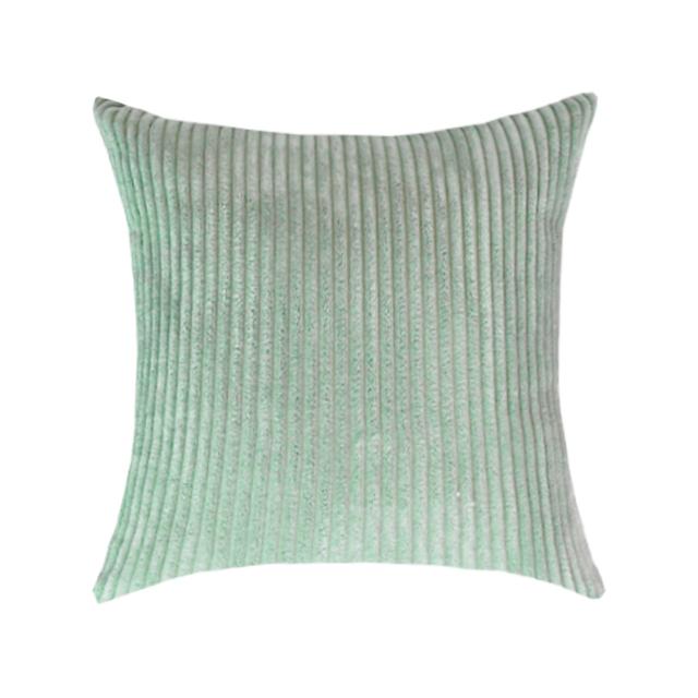 Supersoft Corduroy Cushion Cover Solid Striped Throw Pillow Covers Decorative Pillow Case for Sofa Bed Living Room Decoration