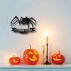 Custom Metal Wall Art Spider Web Design Personalized Name Tags Halloween Decor Bohemian Style Unique Gift
