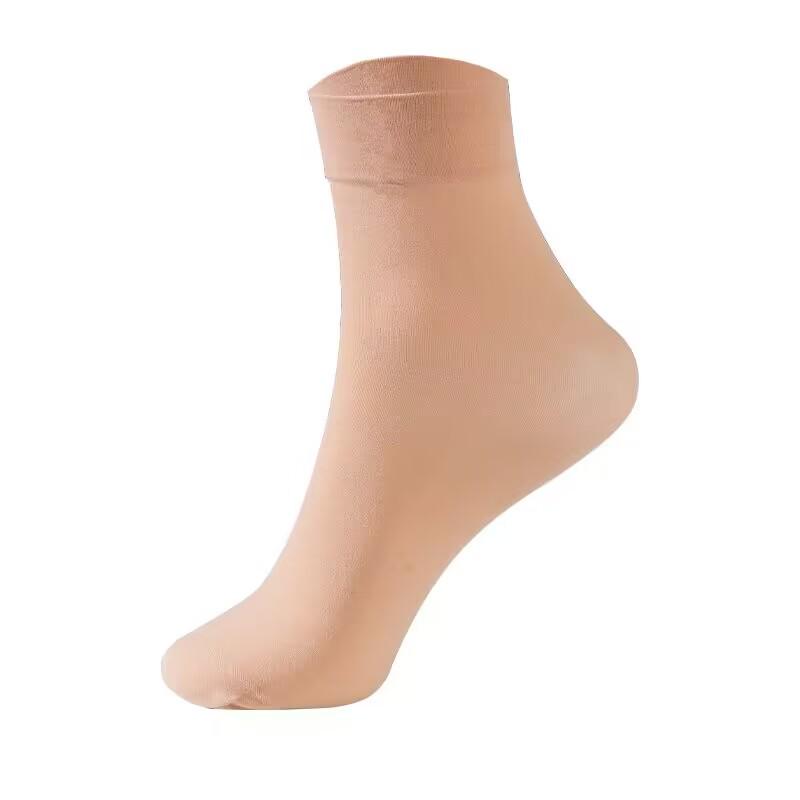 

Thickened Velvet Fishnet Mid-Calf Women s Stockings & Men s Loose-Top Business Socks телесный