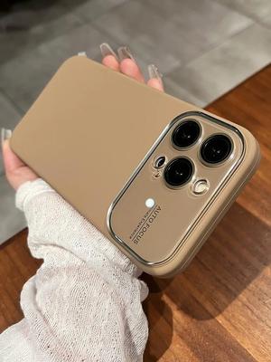 Original Liquid Silicone Phone Case For iPhone 15 14 13 12 Pro Max 11 Soft Shockproof Full Camera Lens Protection Cases Cover