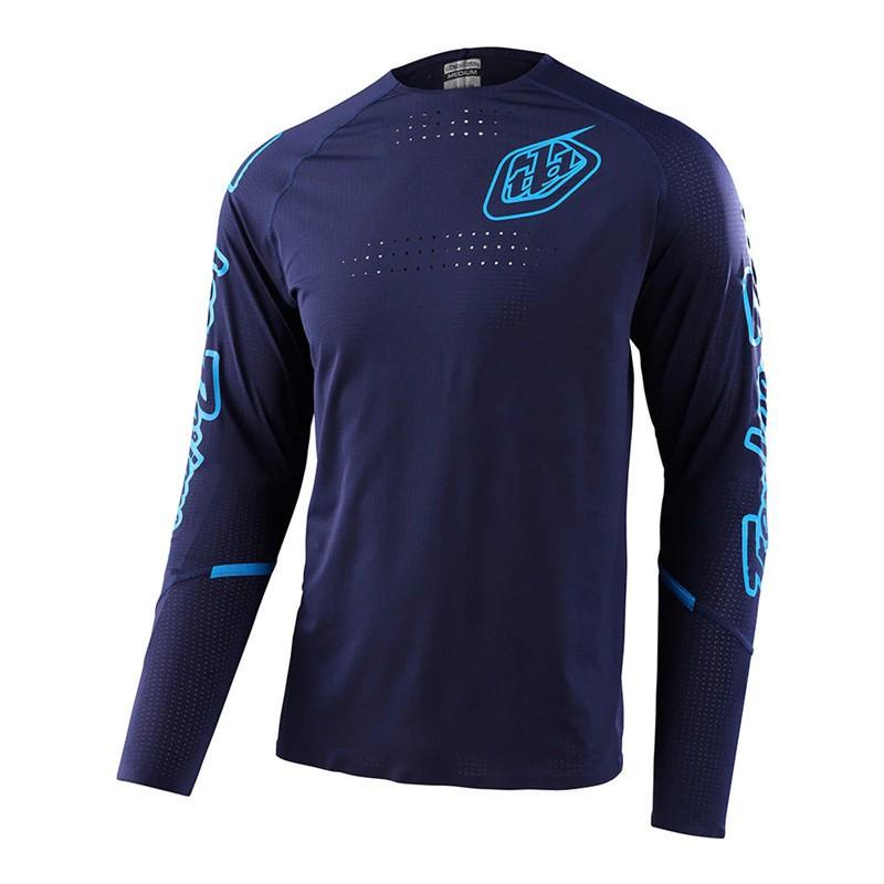 Herren Langarm Schnelltrocknendes Radtrikot Mountainbike Offroad Motorrad Reiten Sportbekleidung