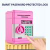 Piggy Bank Electronic Mini ATM Money Saving Box Safe with Password Code Cash Coins Auto Scroll