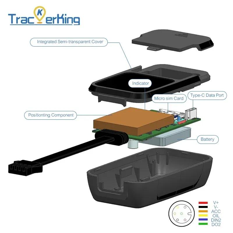 Gps Tracker Car Motorcycle Satellite Locator Trackerking mini EC33 4G Anti-Theft Device GPS/GSM Locator For Car