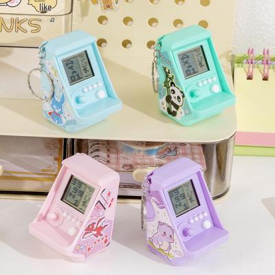 Beliebter Mini Tetris Spiel Schlüsselanhänger - Klassisches Handheld Arcade Spielzeug für Kinder