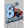 Marvel Childrens/Kids Thor Heather 8th Birthday Hoodie