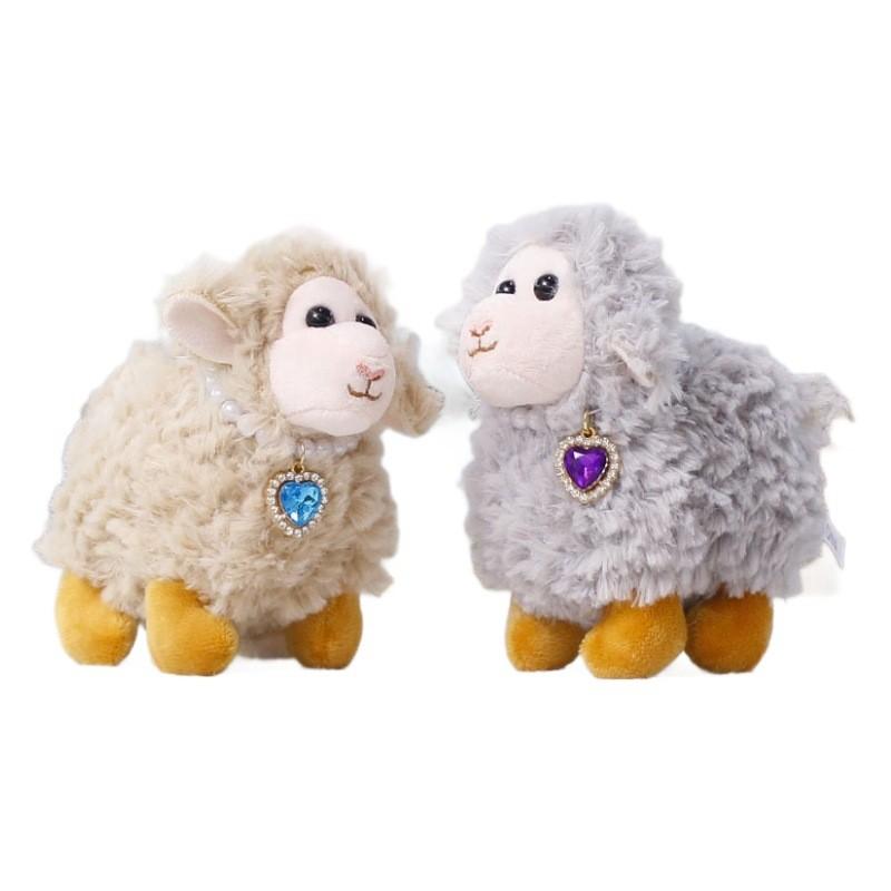 Plush Sheep Keychain With Pp Cotton Filling For Kids And Gift Giving