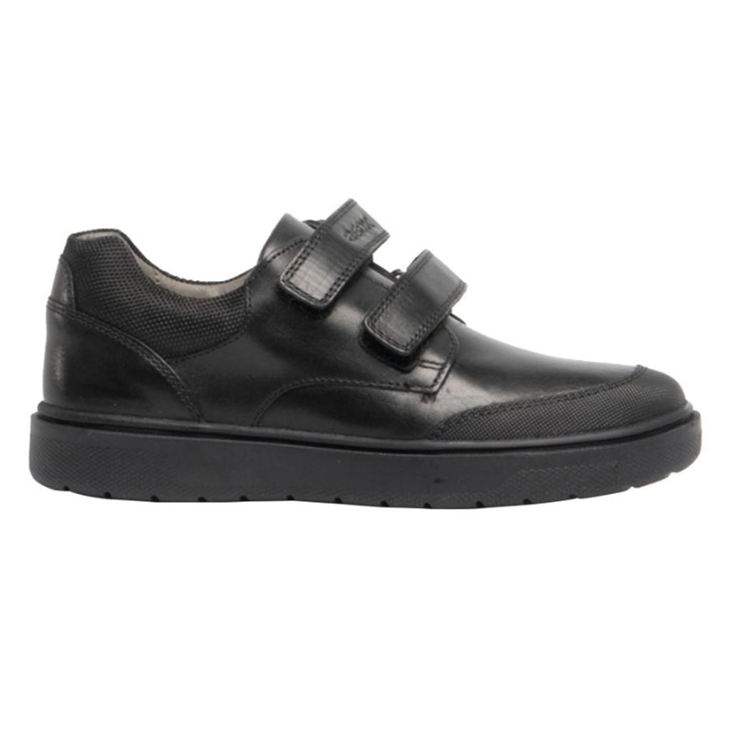 Geox Boys Leather Riddock Touch Fastening Shoe