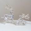 Christmas Tree Atmosphere Hanging Decoration Transparent Acrylic Craft Snowflake Deer Angel Pendant Christmas Decoration Gift