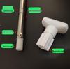 Stainless Steel Telescopic Rod for Curtains, Clothes Drying, Bathroom Shower, and Door Support.