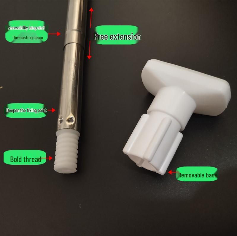 Stainless Steel Telescopic Rod for Curtains, Clothes Drying, Bathroom Shower, and Door Support.