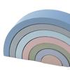 7 Pieces Rainbow Toy, Nesting Puzzle Montessori Toy Educational Toys, Geometry Building Blocks, for
