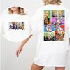 Dragon Ball Z/Super Character Collage Vintage Beige T-Shirt | Classic Shonen Anime Fan Unisex Casual Tee