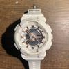 Used CASIO BABY-G BA-110 White Gold Ana-Digi Watch