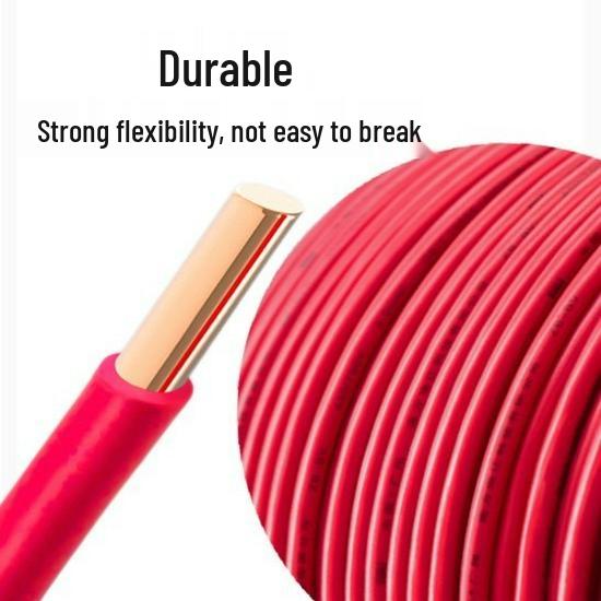 Pure Copper Low Smoke Halogen-Free Flame Retardant Electrical Wire 1.5/2.5/4/6 Sq