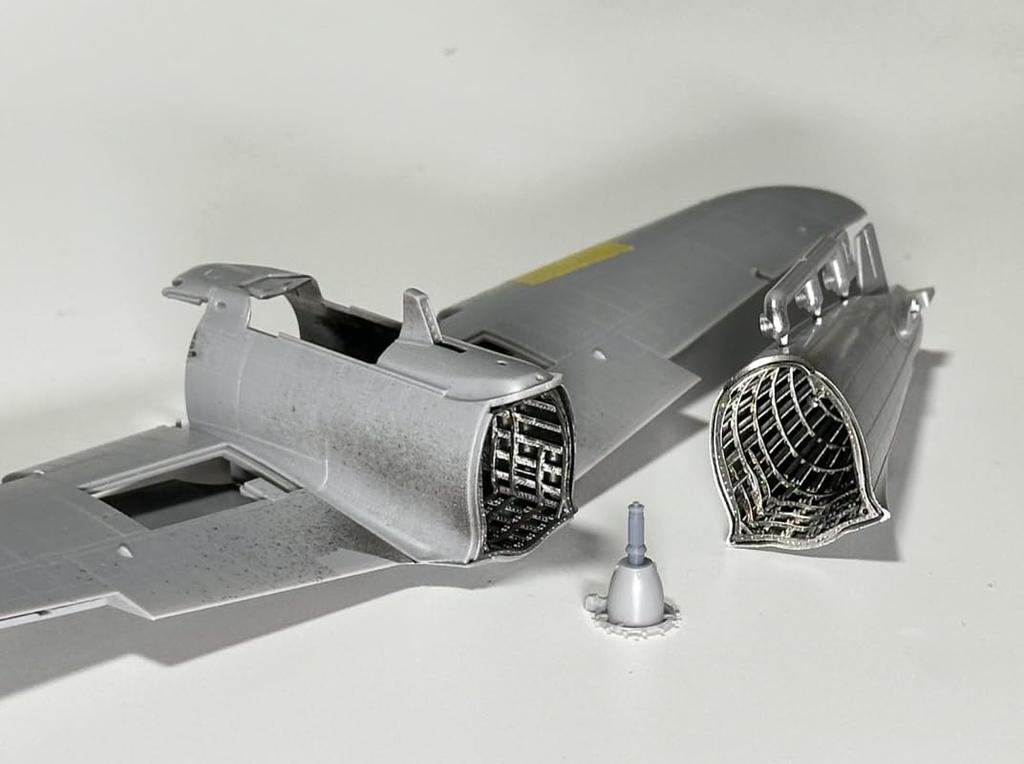 HMA Zero Fighter Internal Structure Reproduction Kit Plastic Model Parts 1/48 (Airplane)