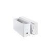 Plus File Box PP Box File+ Half Size White 5-Pack 76001 x 5