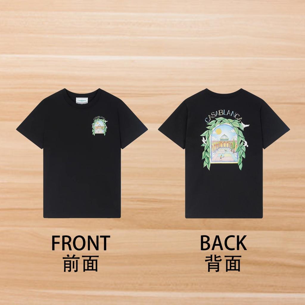 Cross-border foreign trade casablanca Casablanca short-sleeved American tide brand niche loose high street tide brand t-shirt